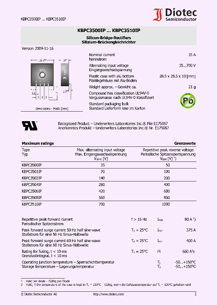 KBPC3510IP_2613090.PDF Datasheet