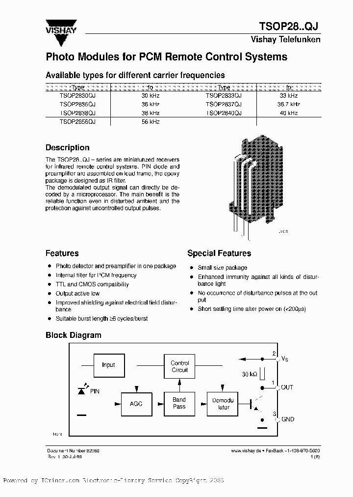 TSOP2830QJ_2617071.PDF Datasheet