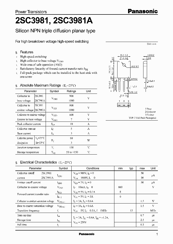 2SC39812SC3981A_2642523.PDF Datasheet