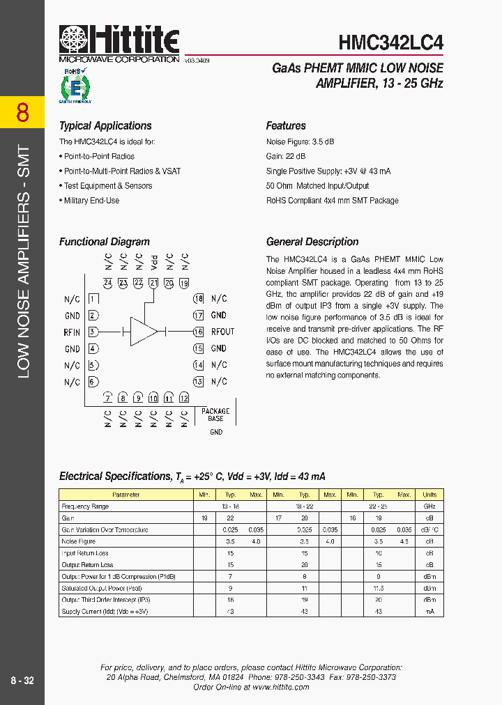 HMC342LC409_2648439.PDF Datasheet