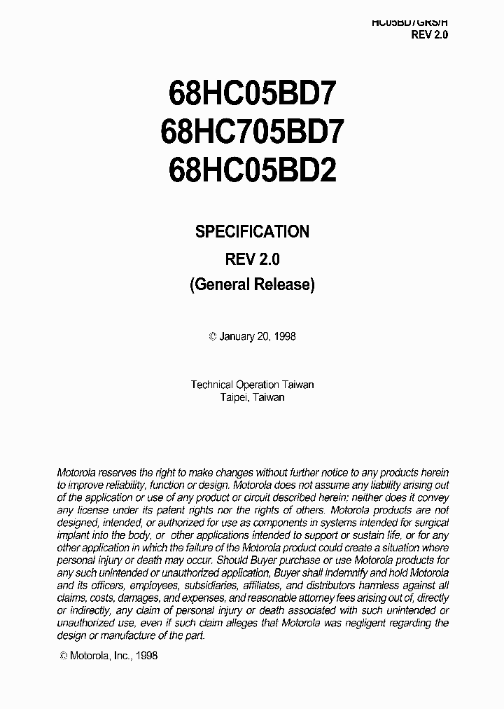 68HC705BD7_2663909.PDF Datasheet