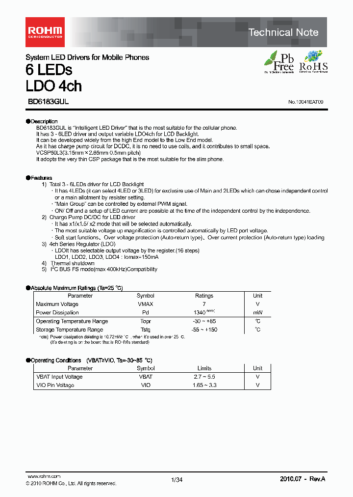 BD6183GUL_2694685.PDF Datasheet