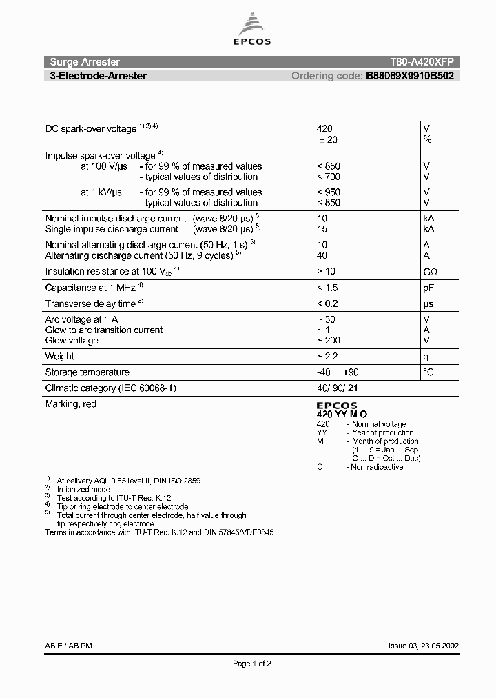B88069X9910B502_2706338.PDF Datasheet