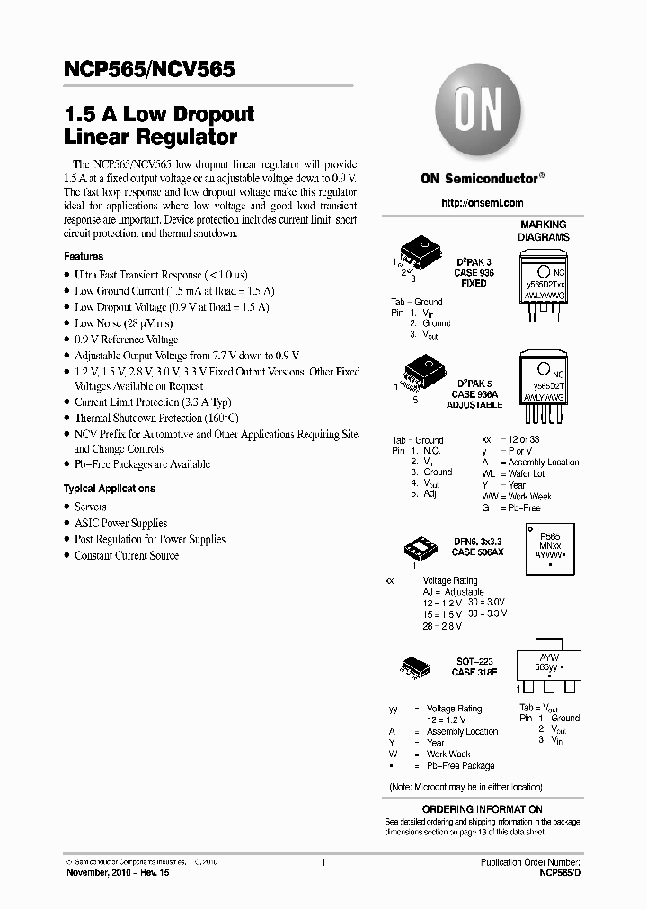 NCP565MN15T2G_2714996.PDF Datasheet