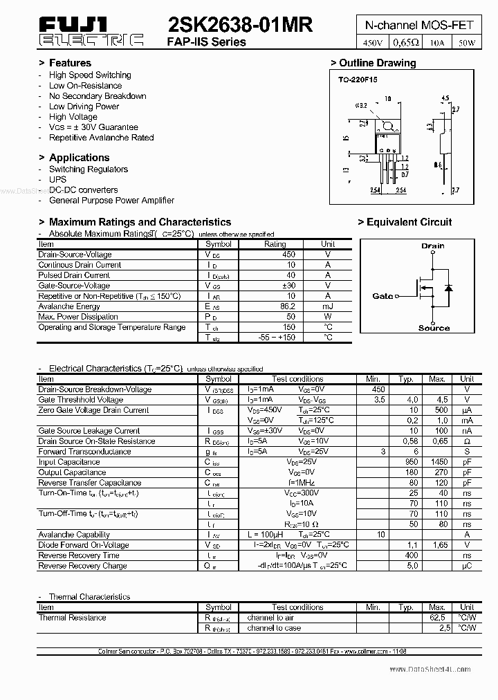 K2638_2719937.PDF Datasheet