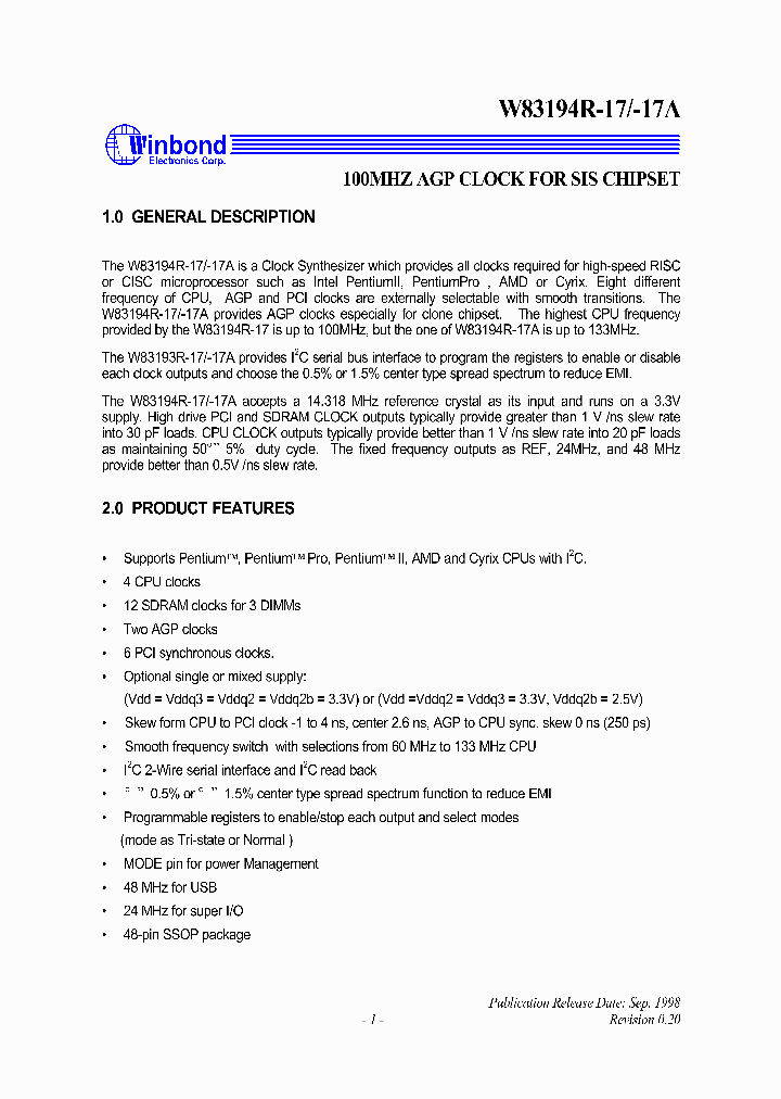 W83194R-17_2723607.PDF Datasheet