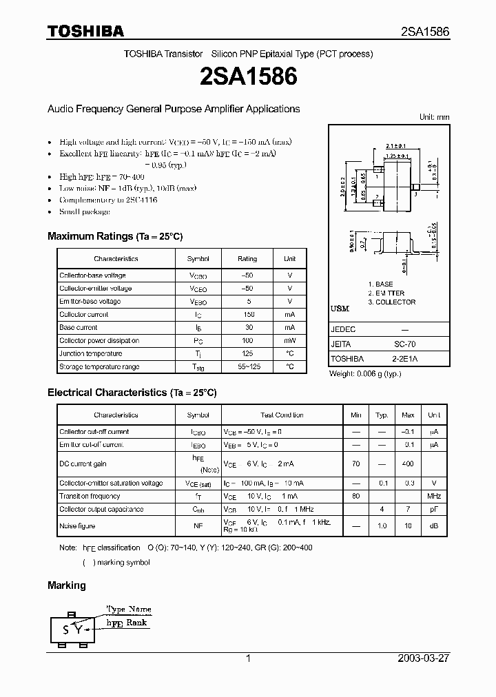 2SA1586_2724954.PDF Datasheet