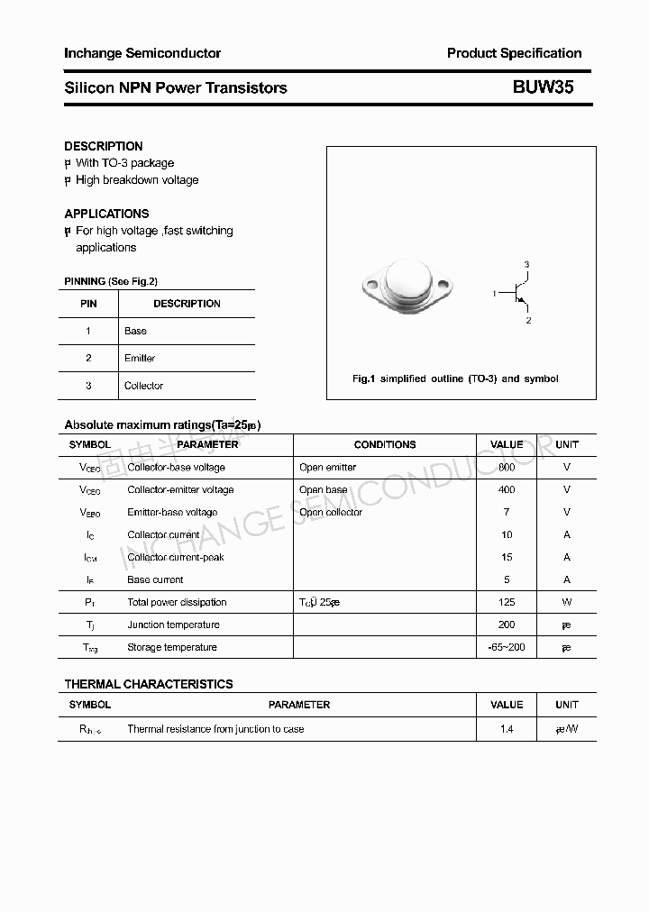 BUW35_2731055.PDF Datasheet