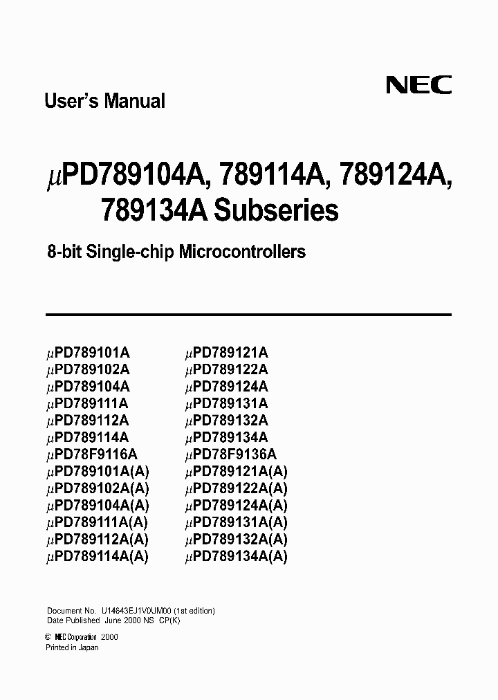 UPD789101A_2735036.PDF Datasheet