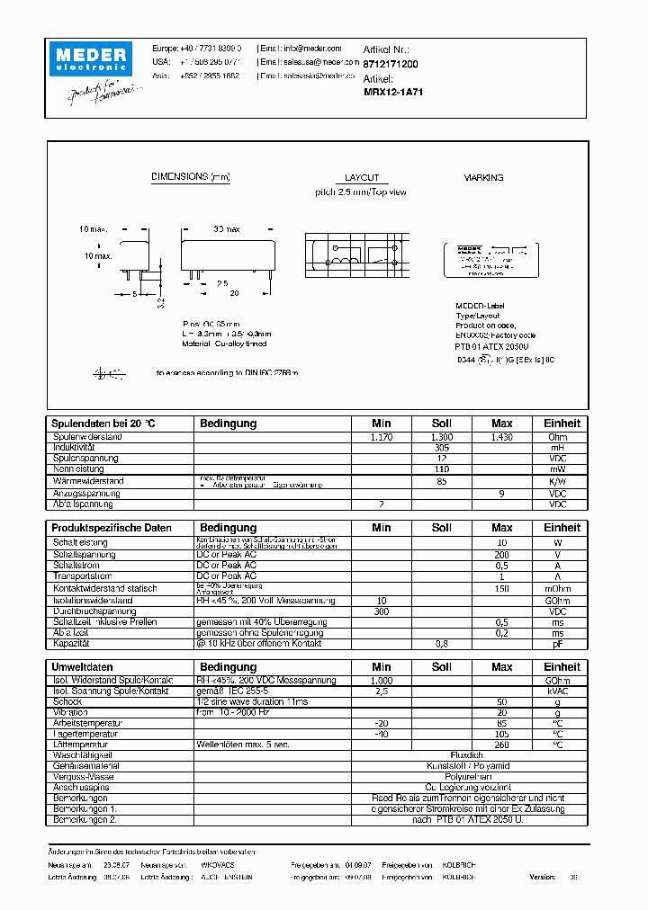 MRX12-1A71DE_2734445.PDF Datasheet