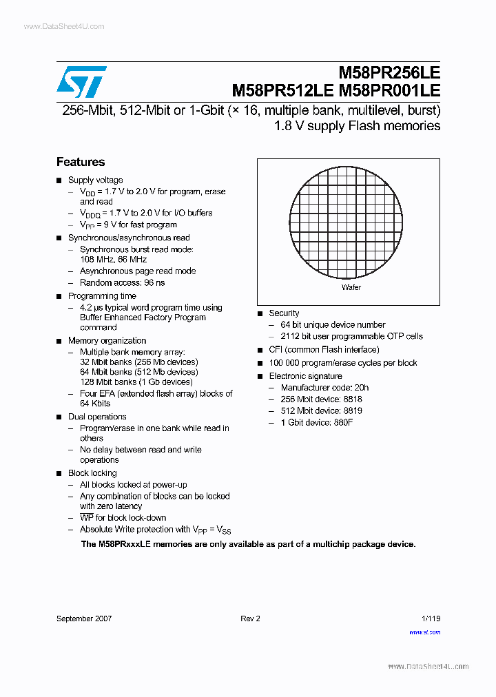 M58PR001LE_2751718.PDF Datasheet