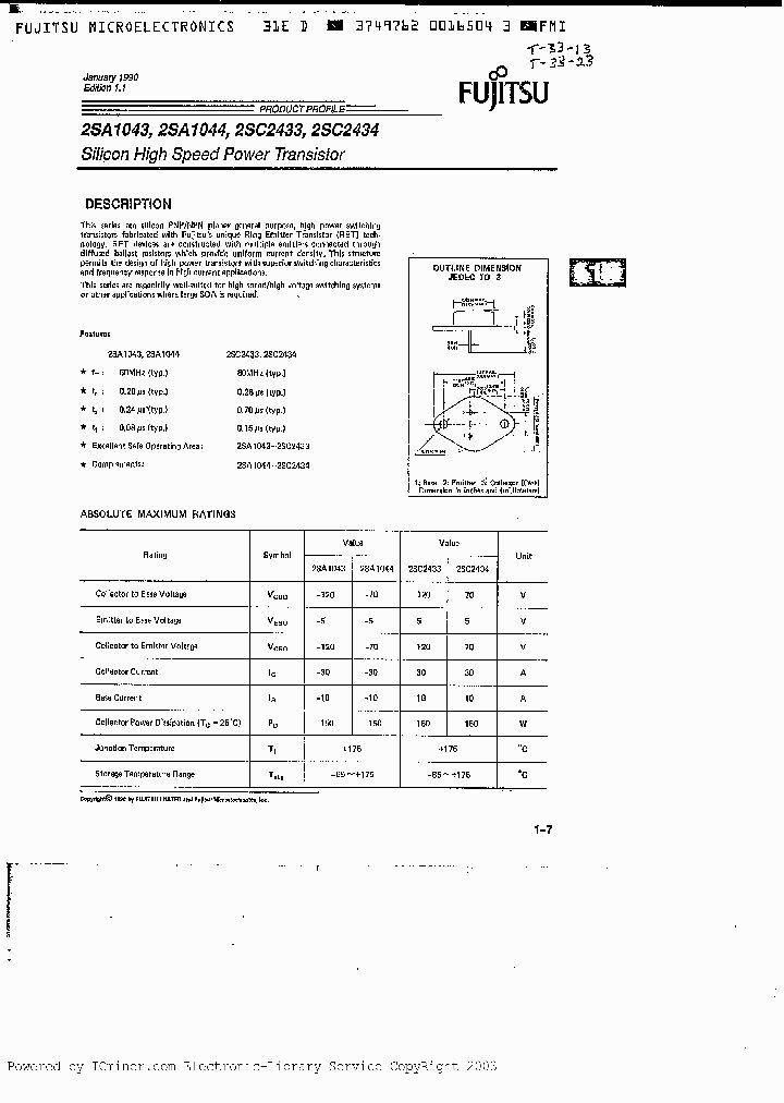 2SC2433_2757942.PDF Datasheet