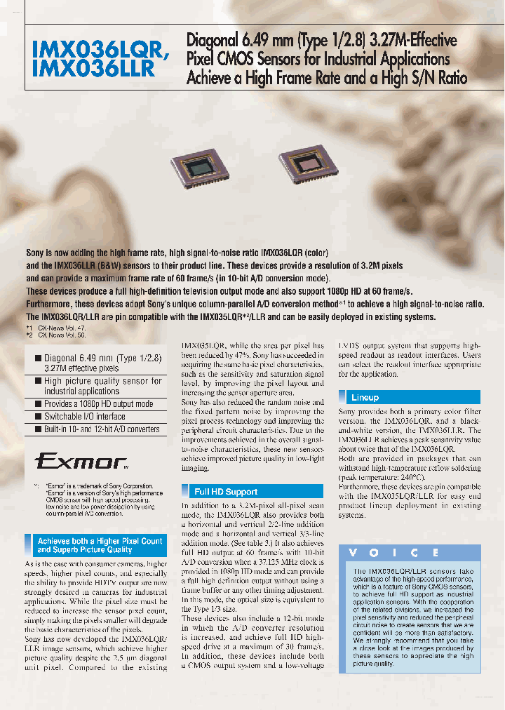 IMX036LLR_2760566.PDF Datasheet