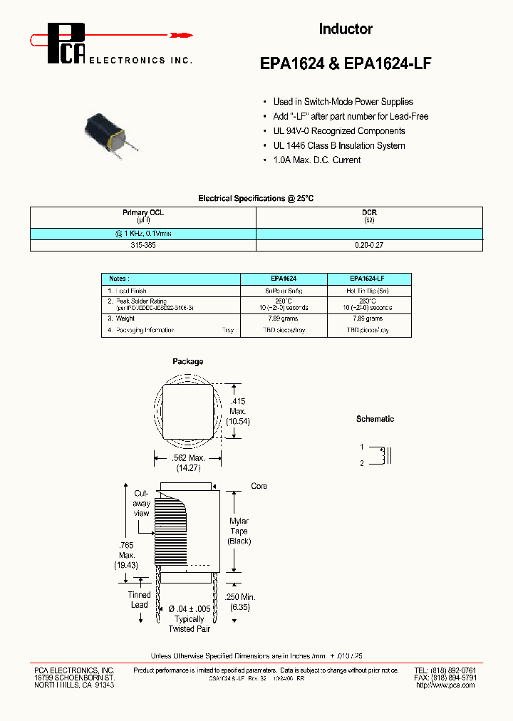 EPA1624-LF_2763031.PDF Datasheet