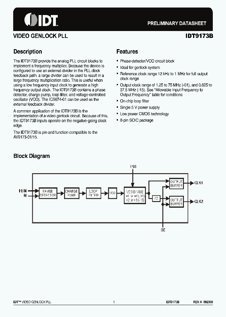 IDT9173B_2764666.PDF Datasheet