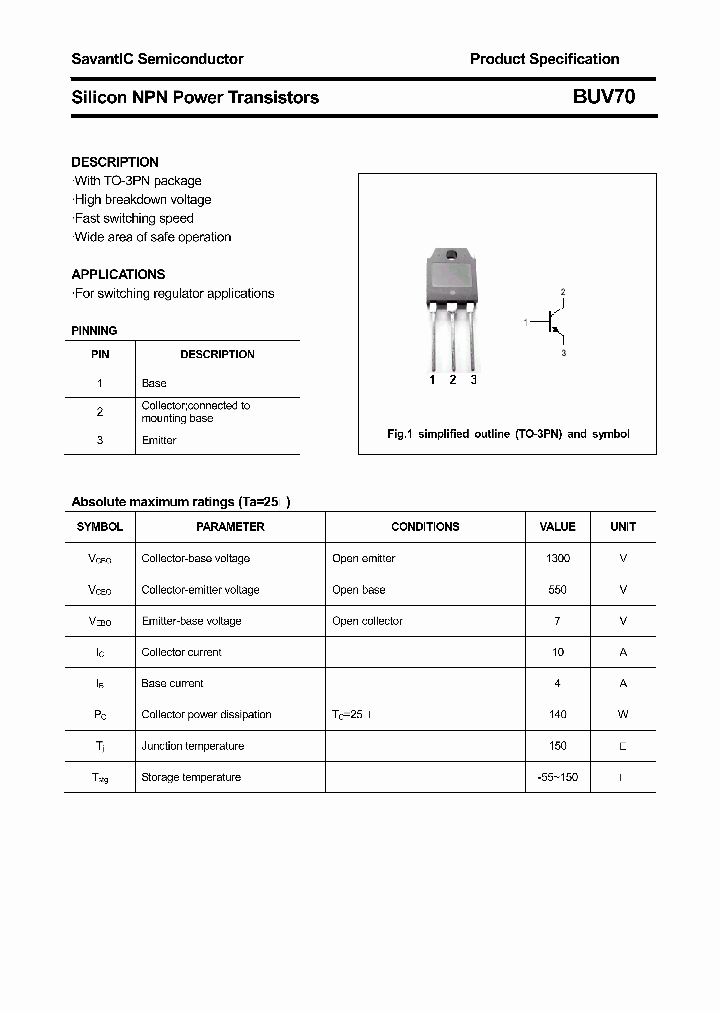 BUV70_2764684.PDF Datasheet