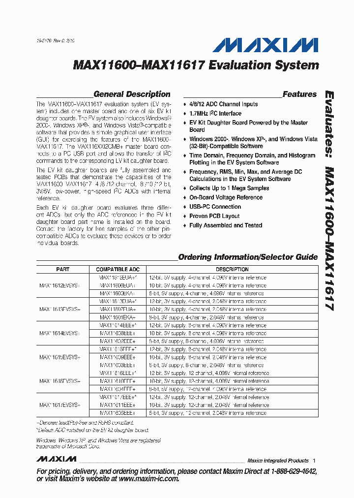 MAX11612EVSYS_2768976.PDF Datasheet