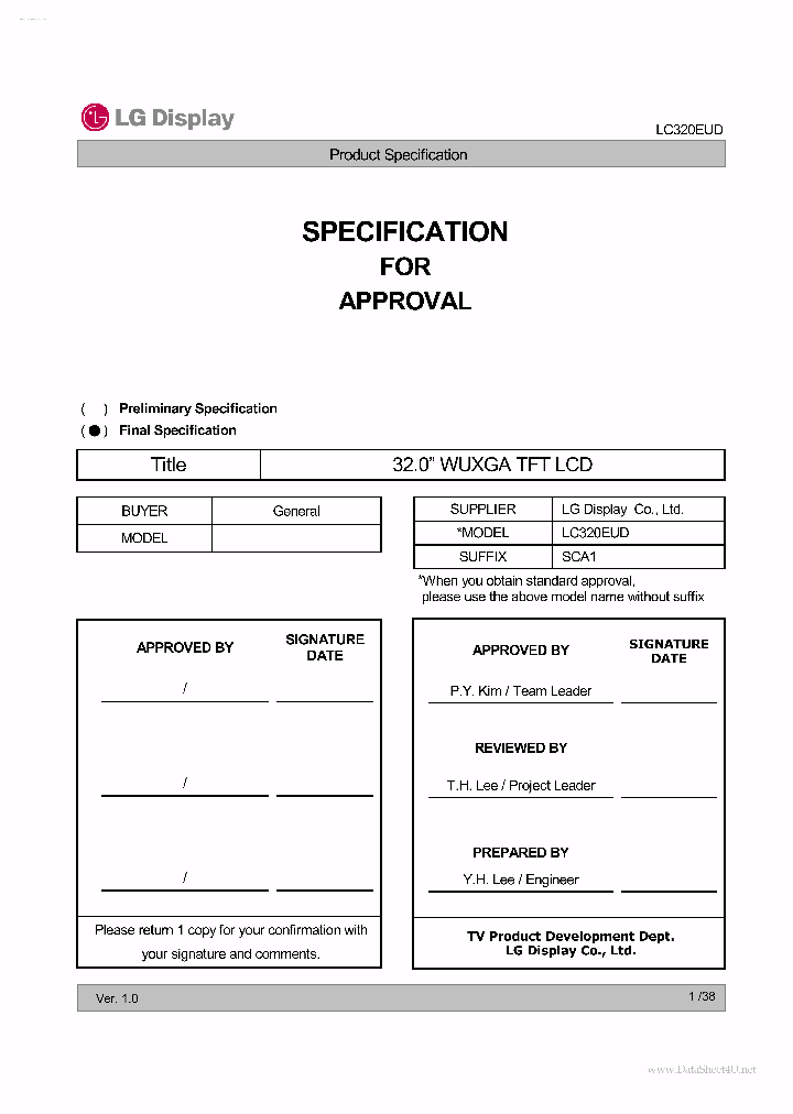 LC320EUD-SCA1_2773999.PDF Datasheet