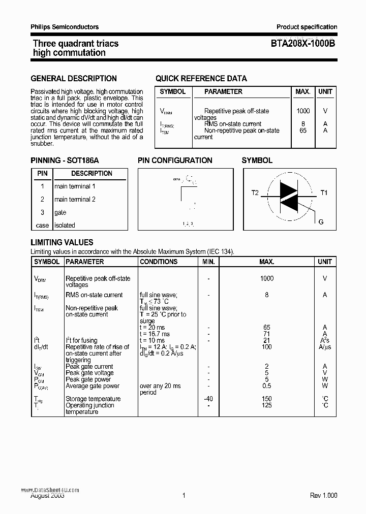 BTA208X-1000B_2776478.PDF Datasheet