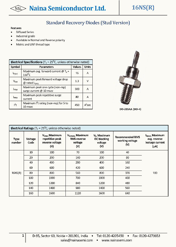 16NS40_2778737.PDF Datasheet