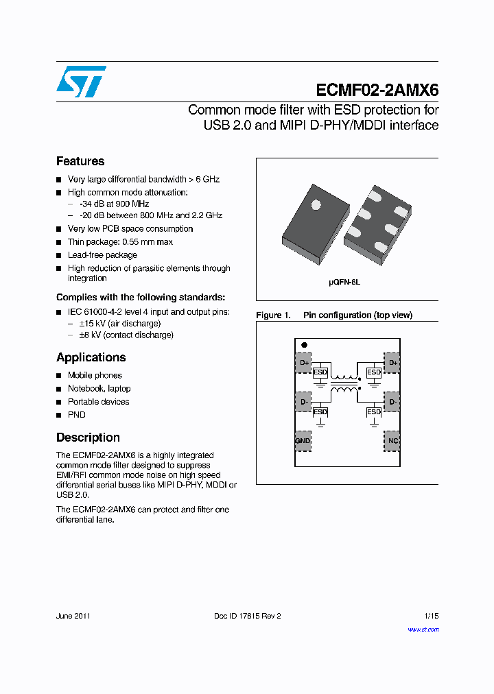 ECMF02-2AMX6_2780056.PDF Datasheet