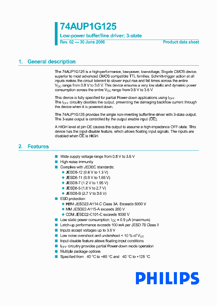 74AUP1G125GF_2781905.PDF Datasheet