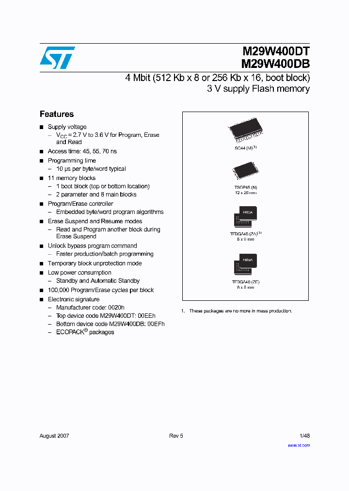 M29W400DB55N1_2796088.PDF Datasheet