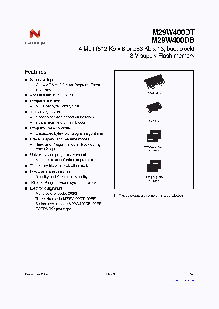 M29W400DB55N1_2796089.PDF Datasheet