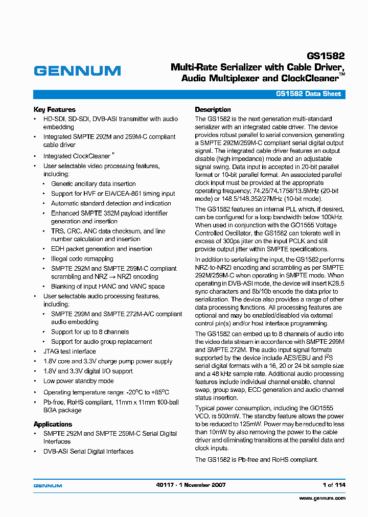 GS1582-IBE3_2837614.PDF Datasheet