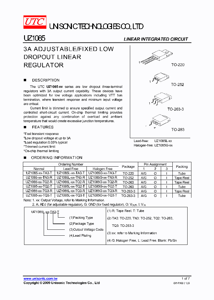 UZ1085G-XX-TA3-T_2844531.PDF Datasheet