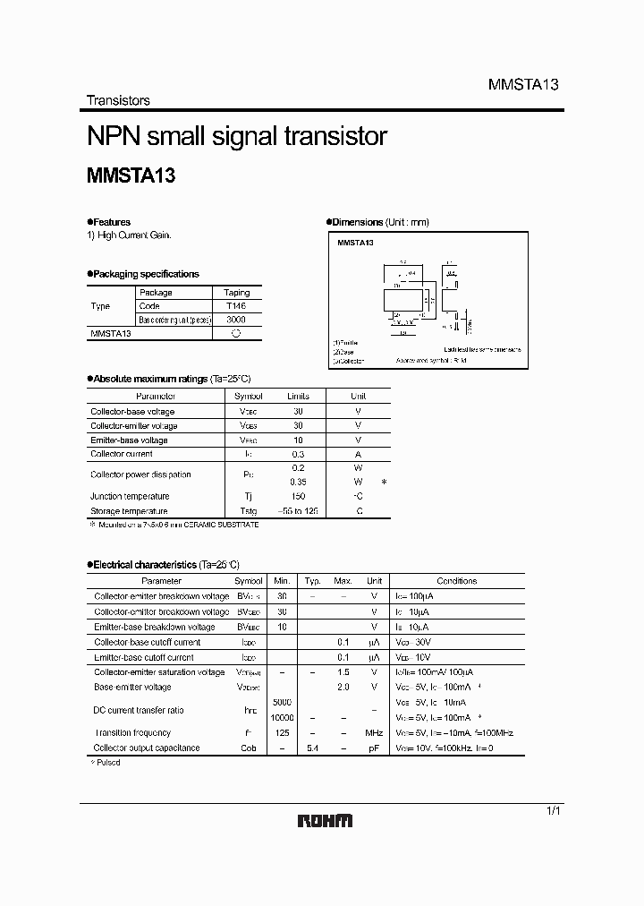 MMSTA13_2852607.PDF Datasheet