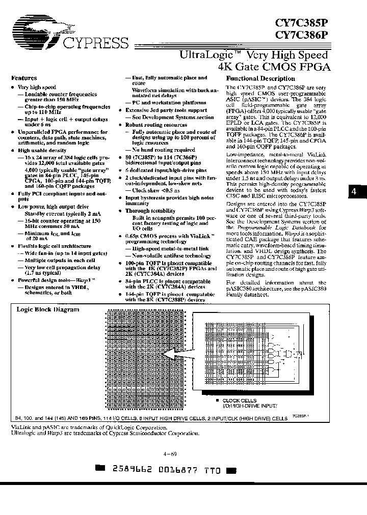 CY7C385P-XJC_2863047.PDF Datasheet