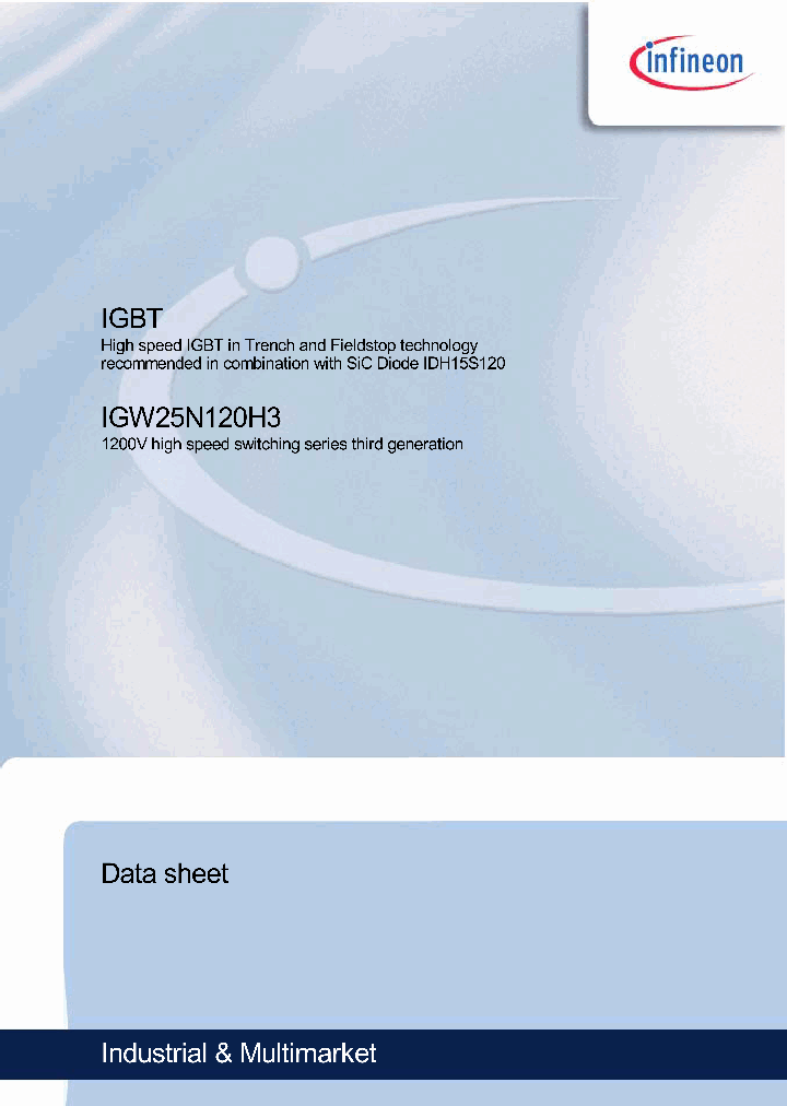 IGW25N120H3_2870202.PDF Datasheet