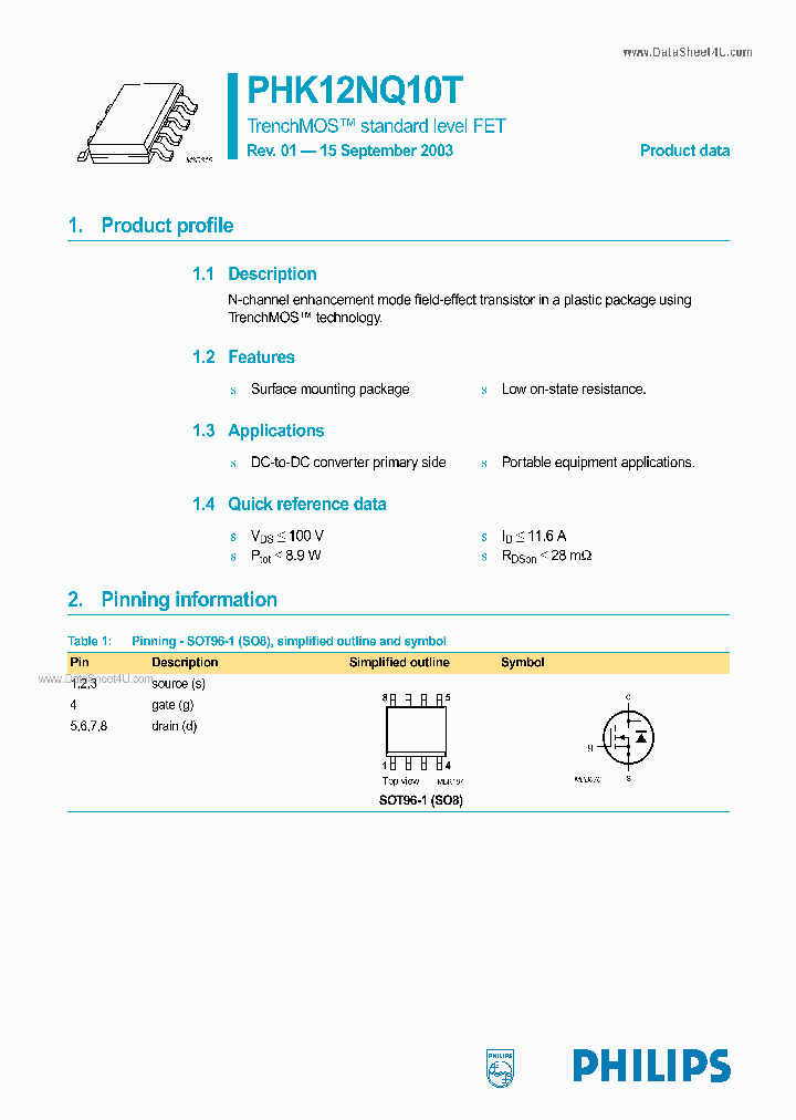 PHK12NQ10T_2878245.PDF Datasheet
