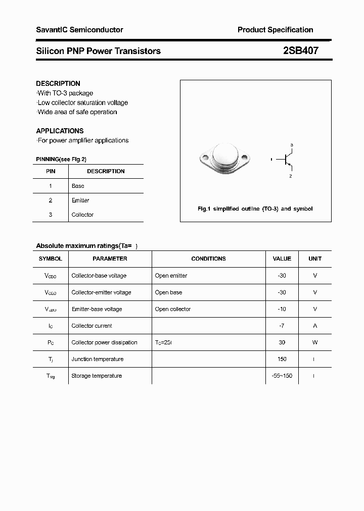 2SB407_2878090.PDF Datasheet