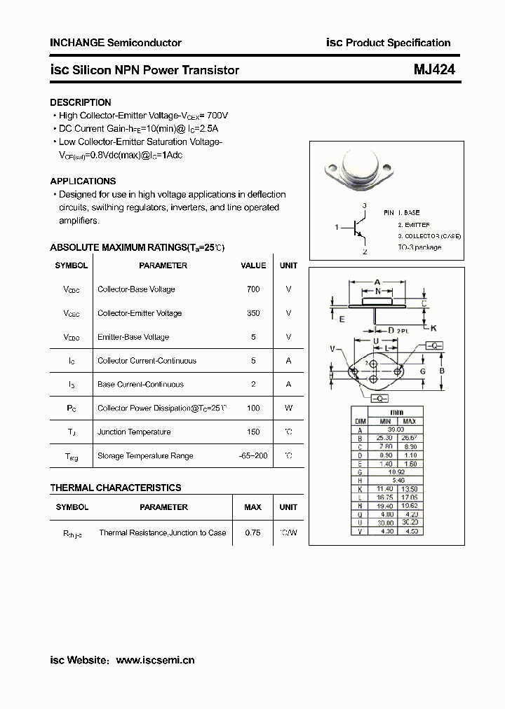 MJ424_2885033.PDF Datasheet
