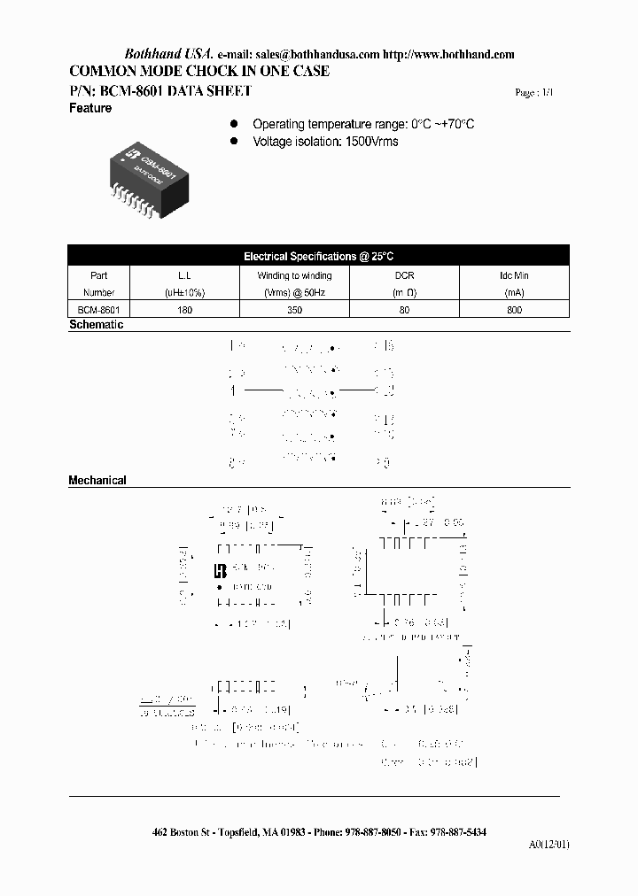 BCM-8601_2901543.PDF Datasheet