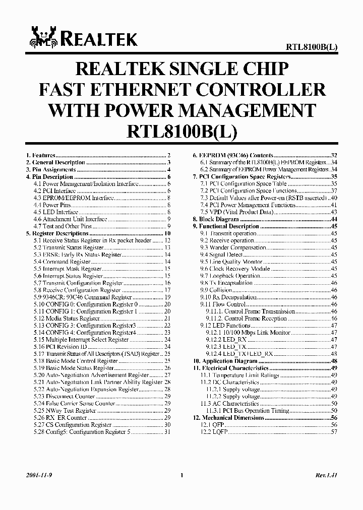 RTL8100BL_2912691.PDF Datasheet