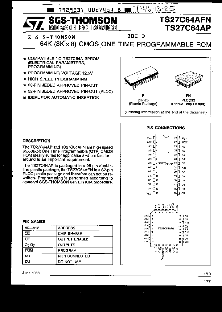 TS27C64A-15VFN_2915825.PDF Datasheet