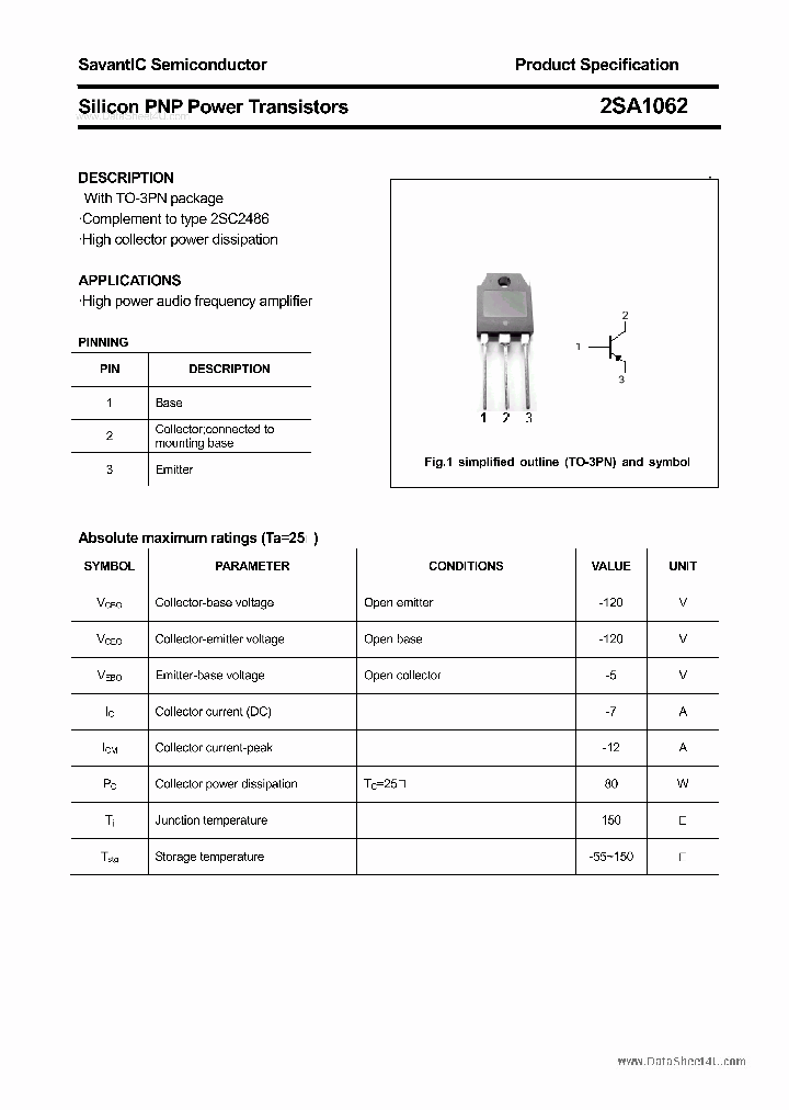 2SA1062_2918843.PDF Datasheet