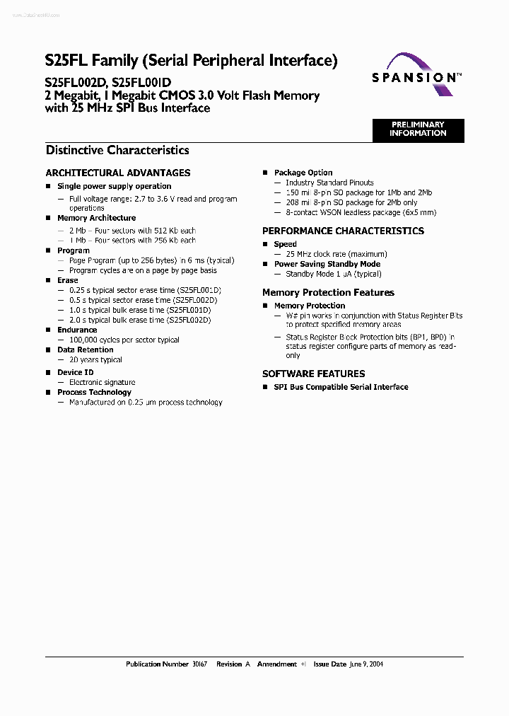 S25FL001D_2925484.PDF Datasheet