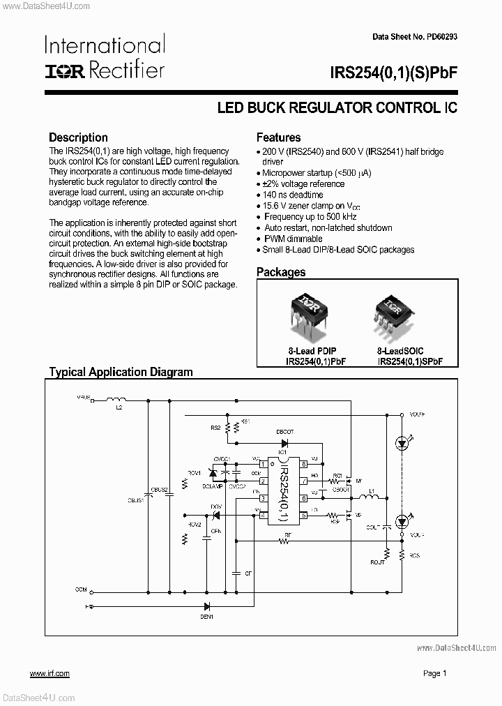 IRS2540_2929622.PDF Datasheet