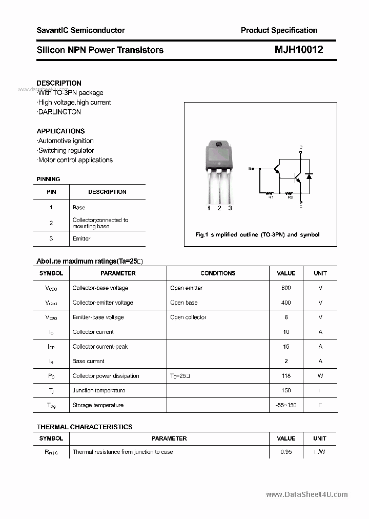 MJH10012_2944373.PDF Datasheet