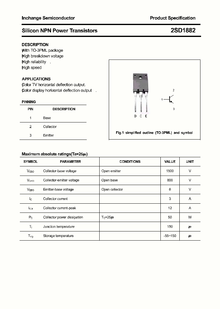 2SD1882_2960301.PDF Datasheet