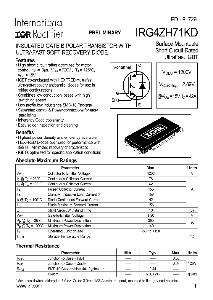 IRG4ZH71KD_2984580.PDF Datasheet