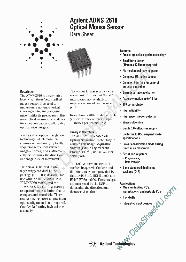 ADNS-2610_2987894.PDF Datasheet