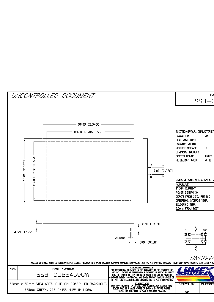 SSB-COB8459GW_2986470.PDF Datasheet