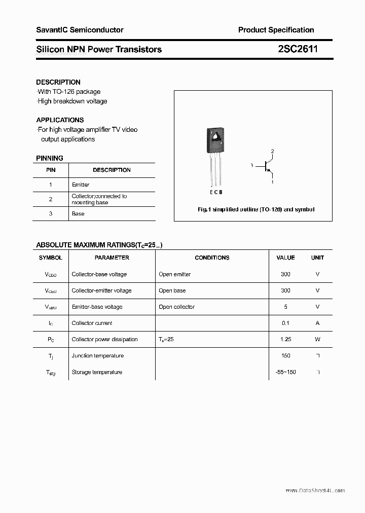 2SC2611_3013509.PDF Datasheet