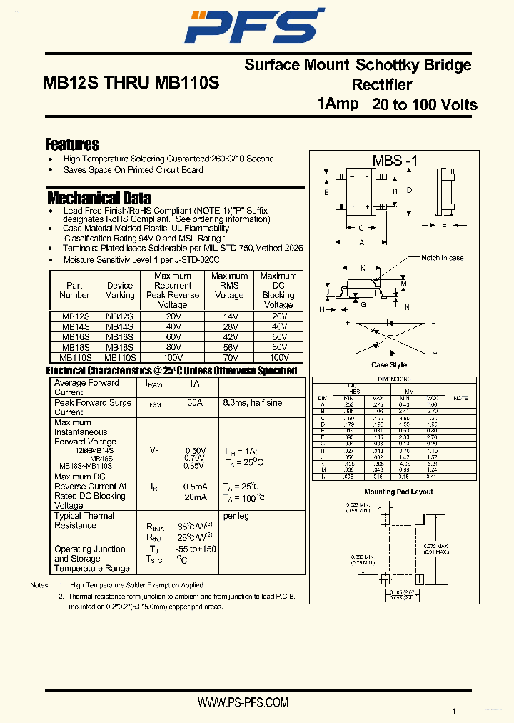 MB110S_3023114.PDF Datasheet