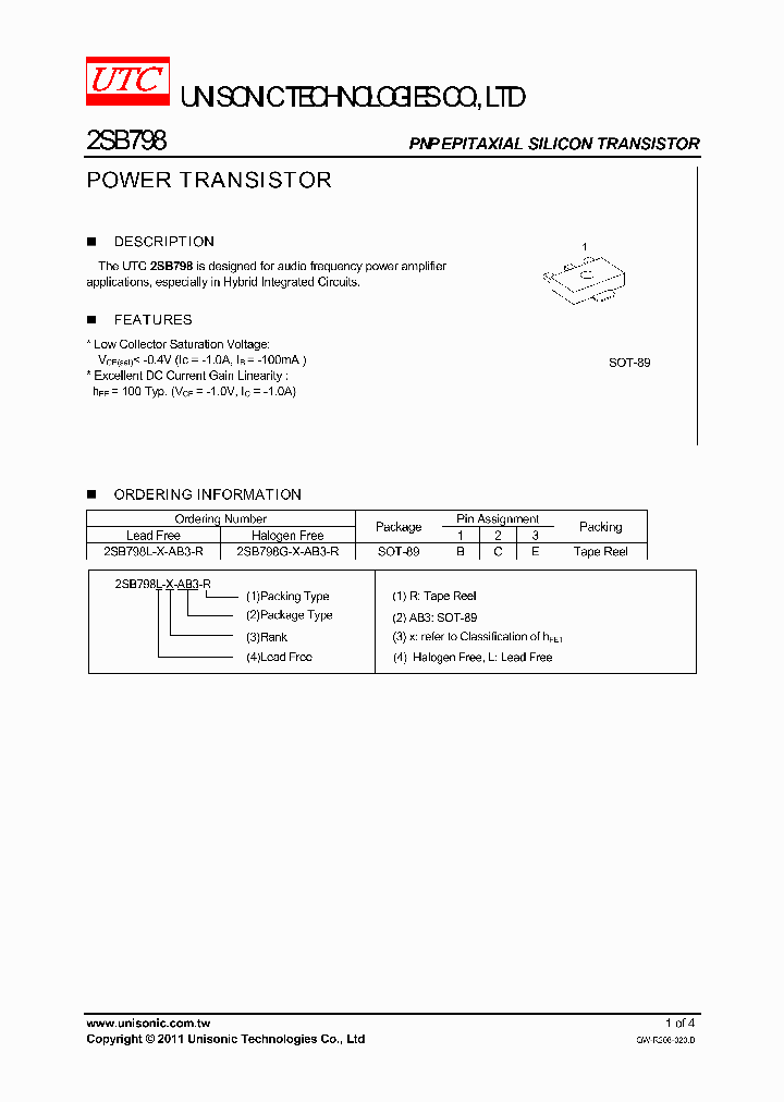 2SB798G-X-AB3-R_3026157.PDF Datasheet